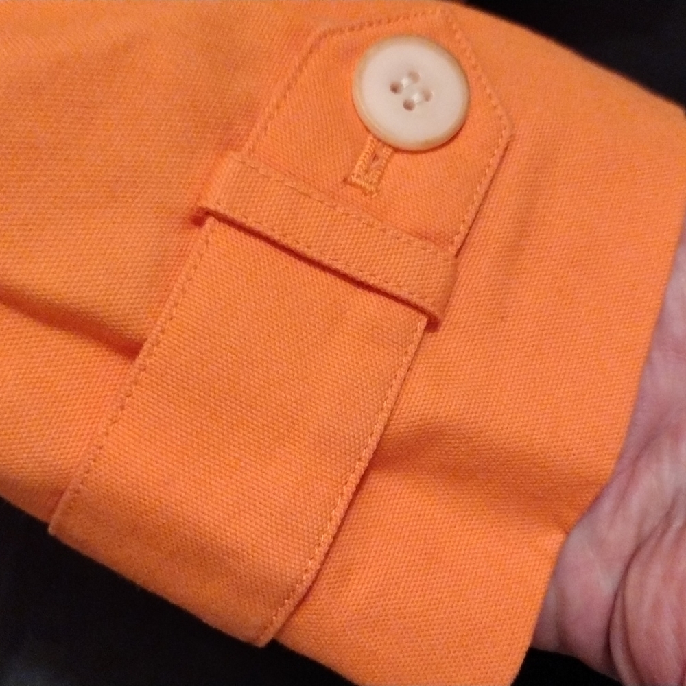 Talbots Collection Orange Button Up Lined Blazer - image 5